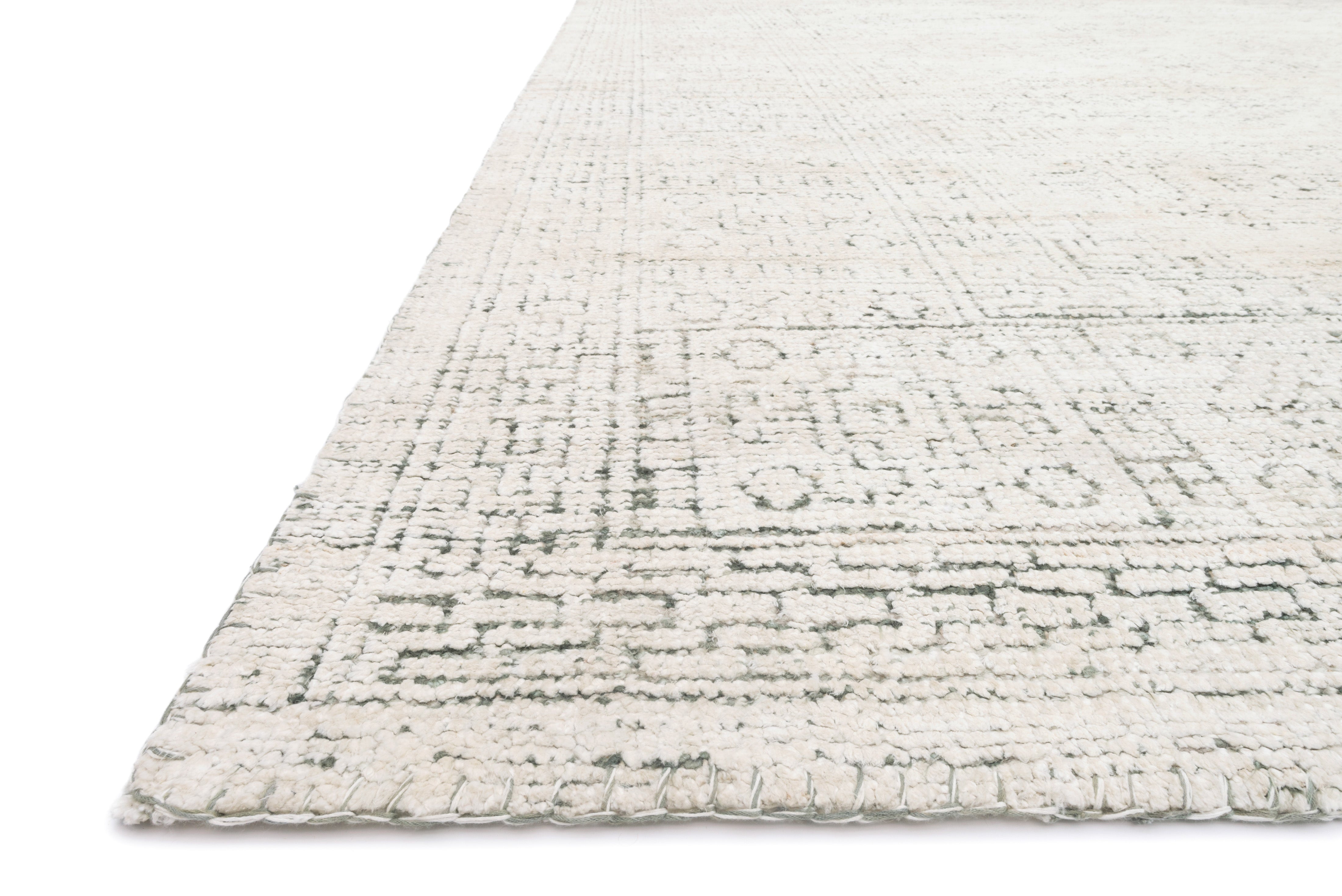 Loloi Vestige White / Stone Rug RUGS - cotton Loloi