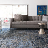 Loloi Viera Grey / Navy Rug RUGS - synthetic Loloi