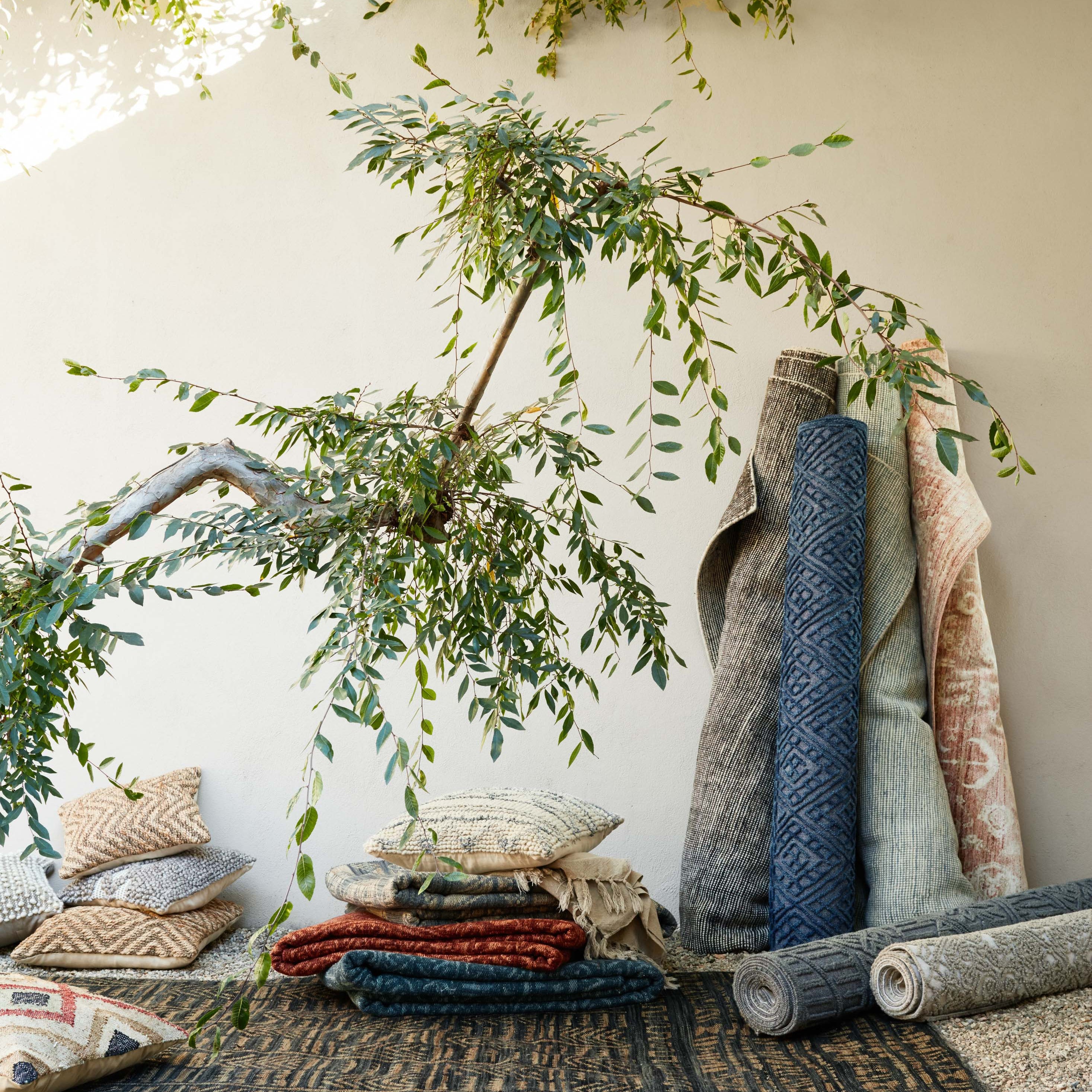 Loloi Villa Lt. Blue Rug RUGS - wool Loloi