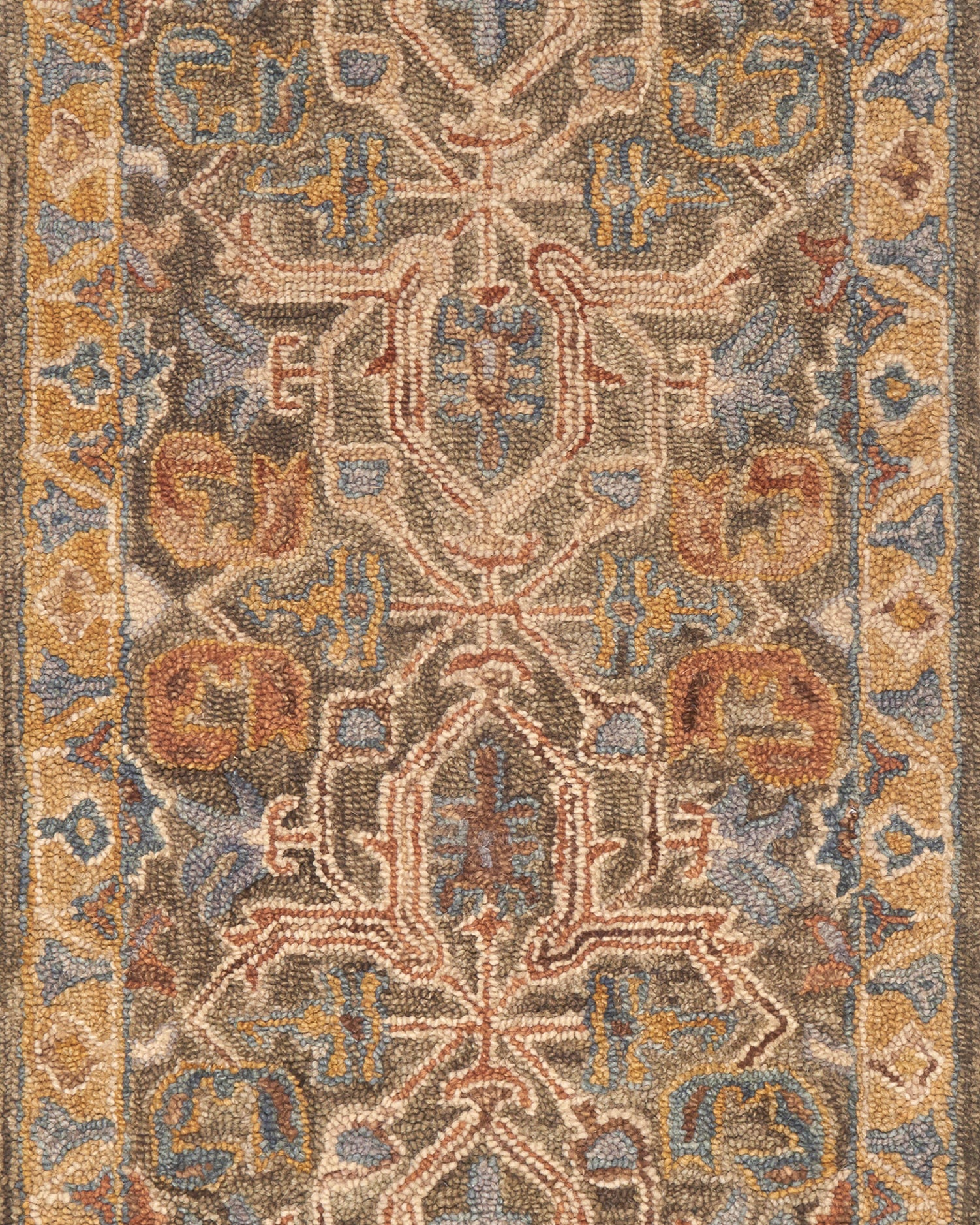 Loloi Victoria Walnut / Multi Rug RUGS - wool Loloi