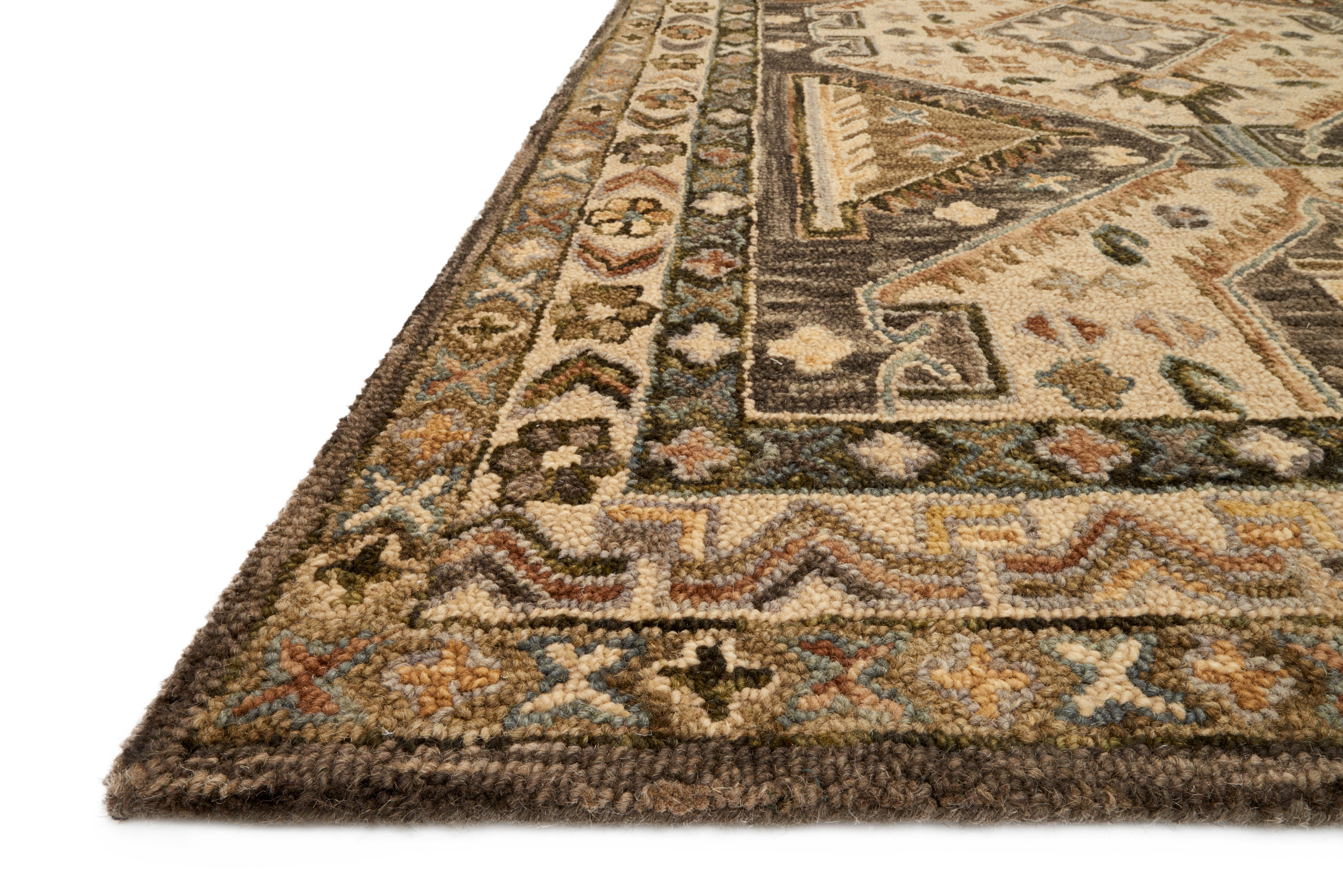 Loloi Victoria Walnut / Beige Rug RUGS - wool Loloi