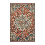 Loloi Victoria Red / Multi Rug RUGS - wool Loloi 18" x 18"