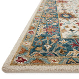 Loloi Victoria Ivory / Sky Runner Rug RUGS - wool Loloi
