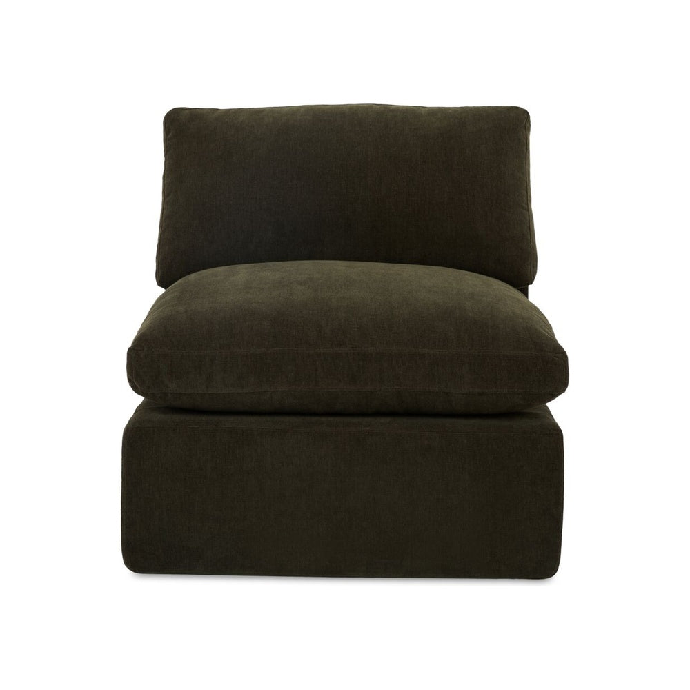 Catis Slipper Chair FURNITURE - chairs Moe's Furniture Dark Green