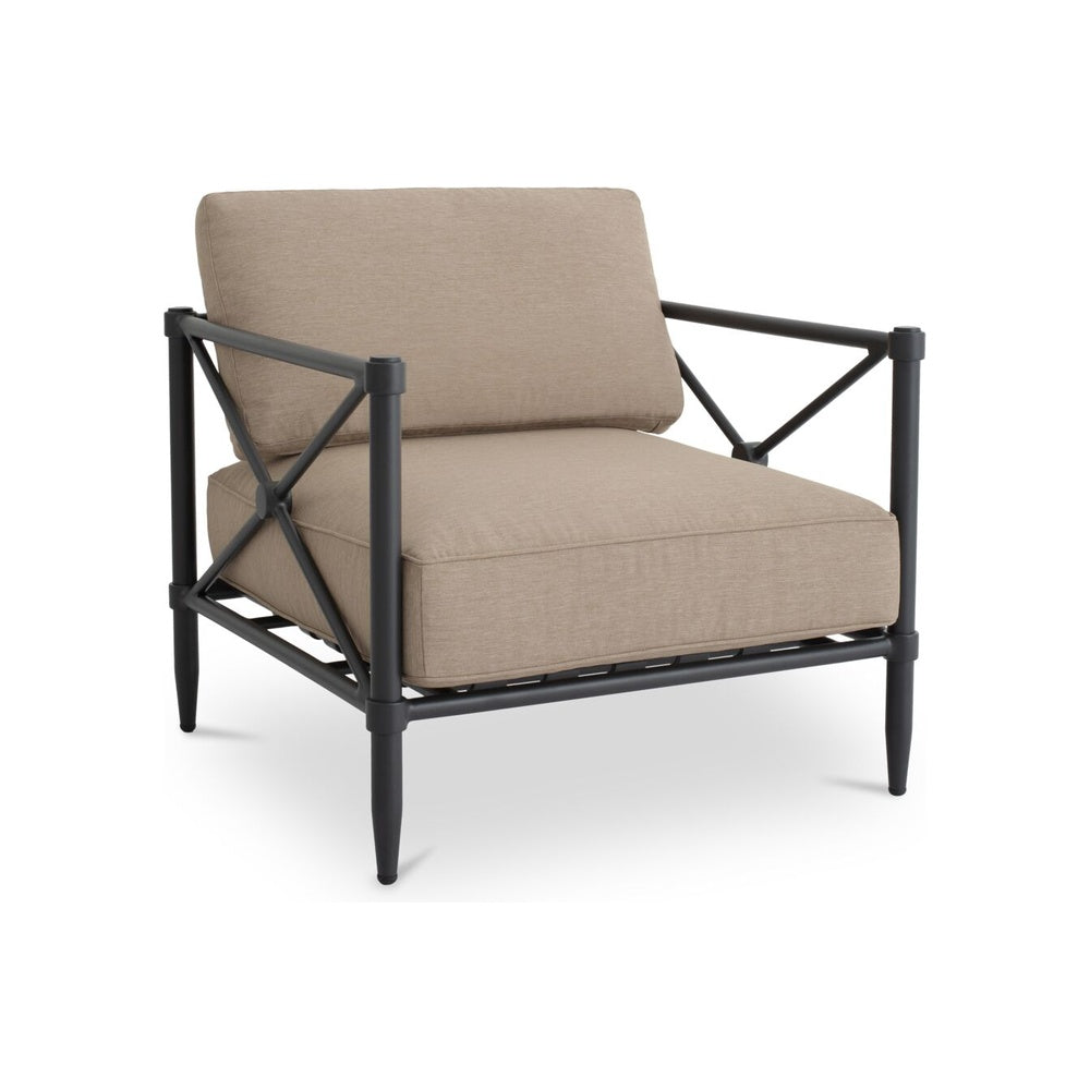 Willa Outdoor Accent Chair FURNITURE - outdoor chairs Moe's Furniture Light Brown
