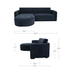 Emmy Sectional FURNITURE - sectional Moe's Furniture