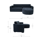 Emmy Sectional FURNITURE - sectional Moe's Furniture