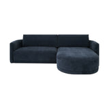 Emmy Sectional FURNITURE - sectional Moe's Furniture Blue Right