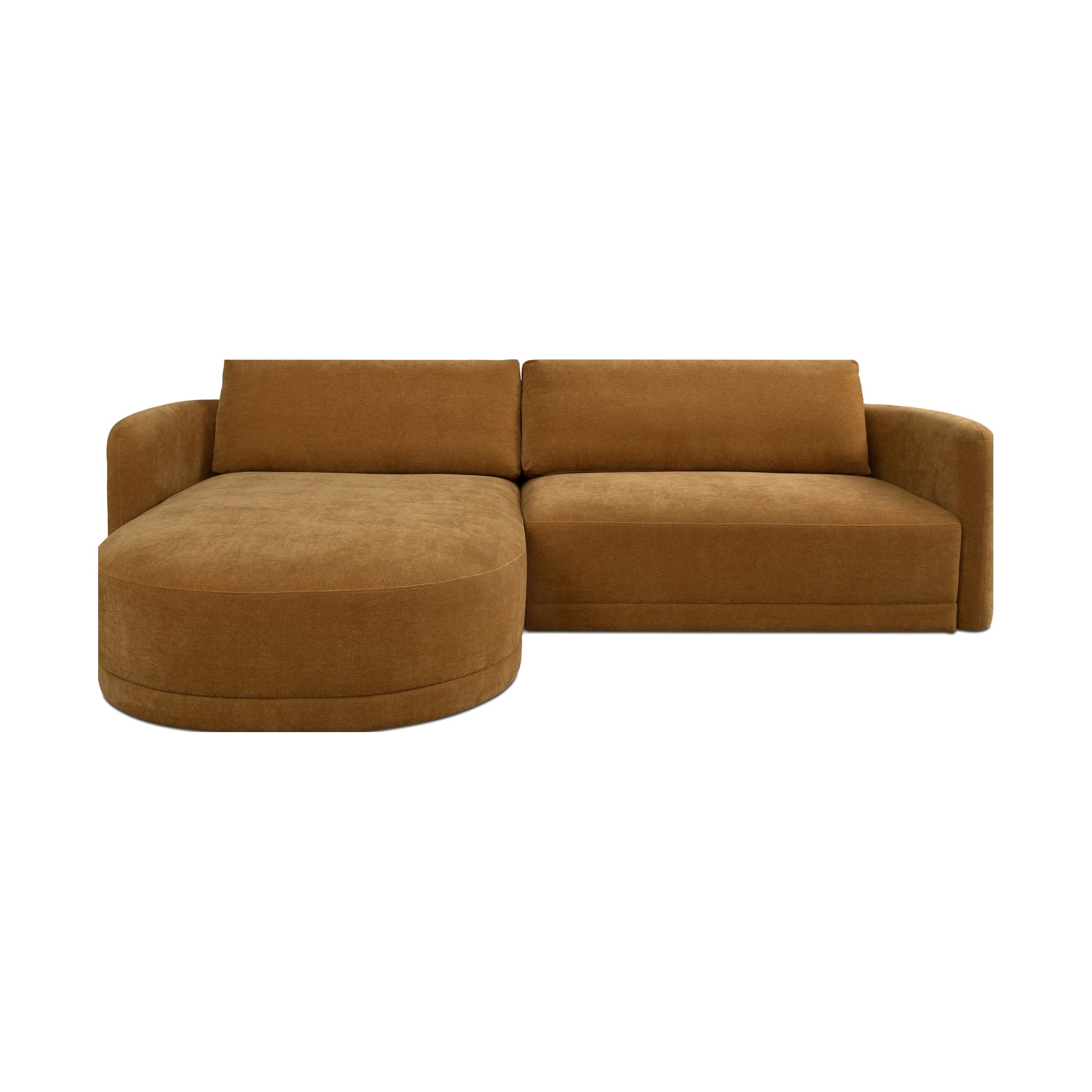 Emmy Sectional FURNITURE - sectional Moe's Furniture Brown Left
