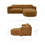 Emmy Sectional FURNITURE - sectional Moe's Furniture
