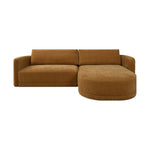 Emmy Sectional FURNITURE - sectional Moe's Furniture Brown Right