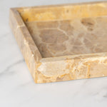 Toffee Marble Tray - Rug & Weave