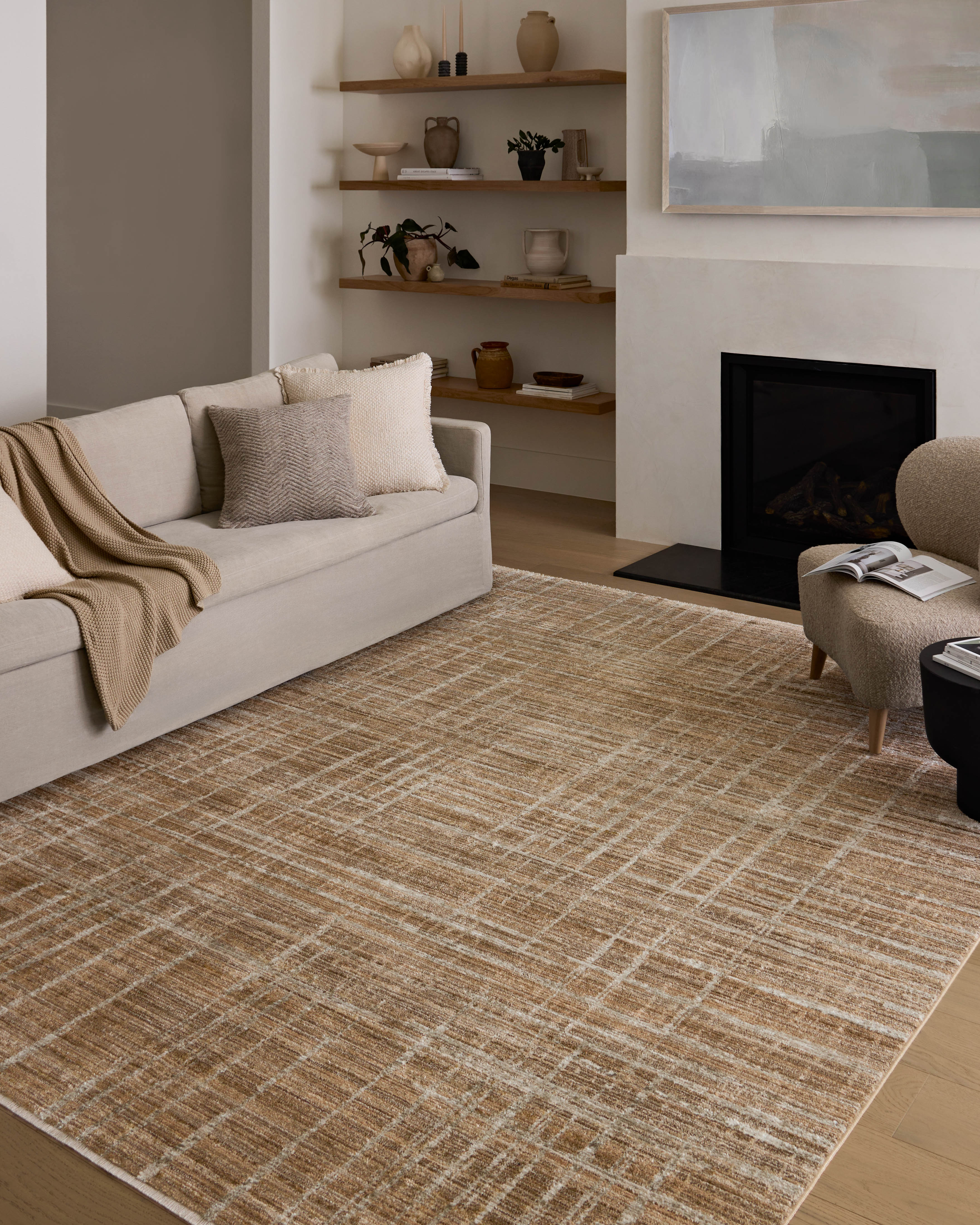 Loloi Wade Clay / Silver Rug RUGS - synthetic Loloi