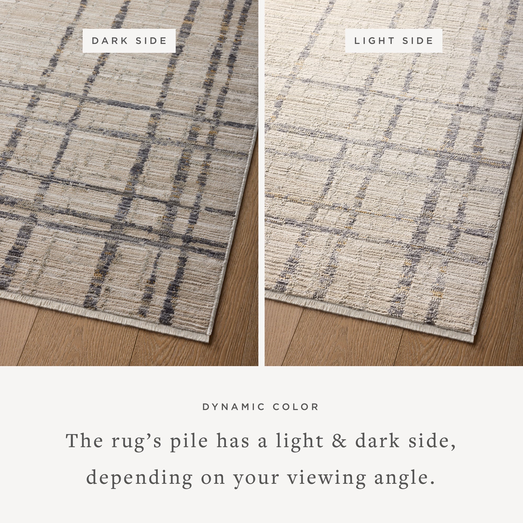 Loloi Wade Beige / Midnight Square Rug RUGS - synthetic Loloi