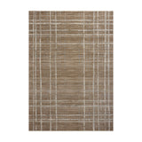 Loloi Wade Brown / Stone Rug RUGS - synthetic Loloi 18" x 18"