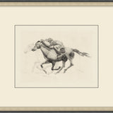 "Sketched Stride" Framed Art Print