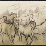 "Round Up" Framed Art Print