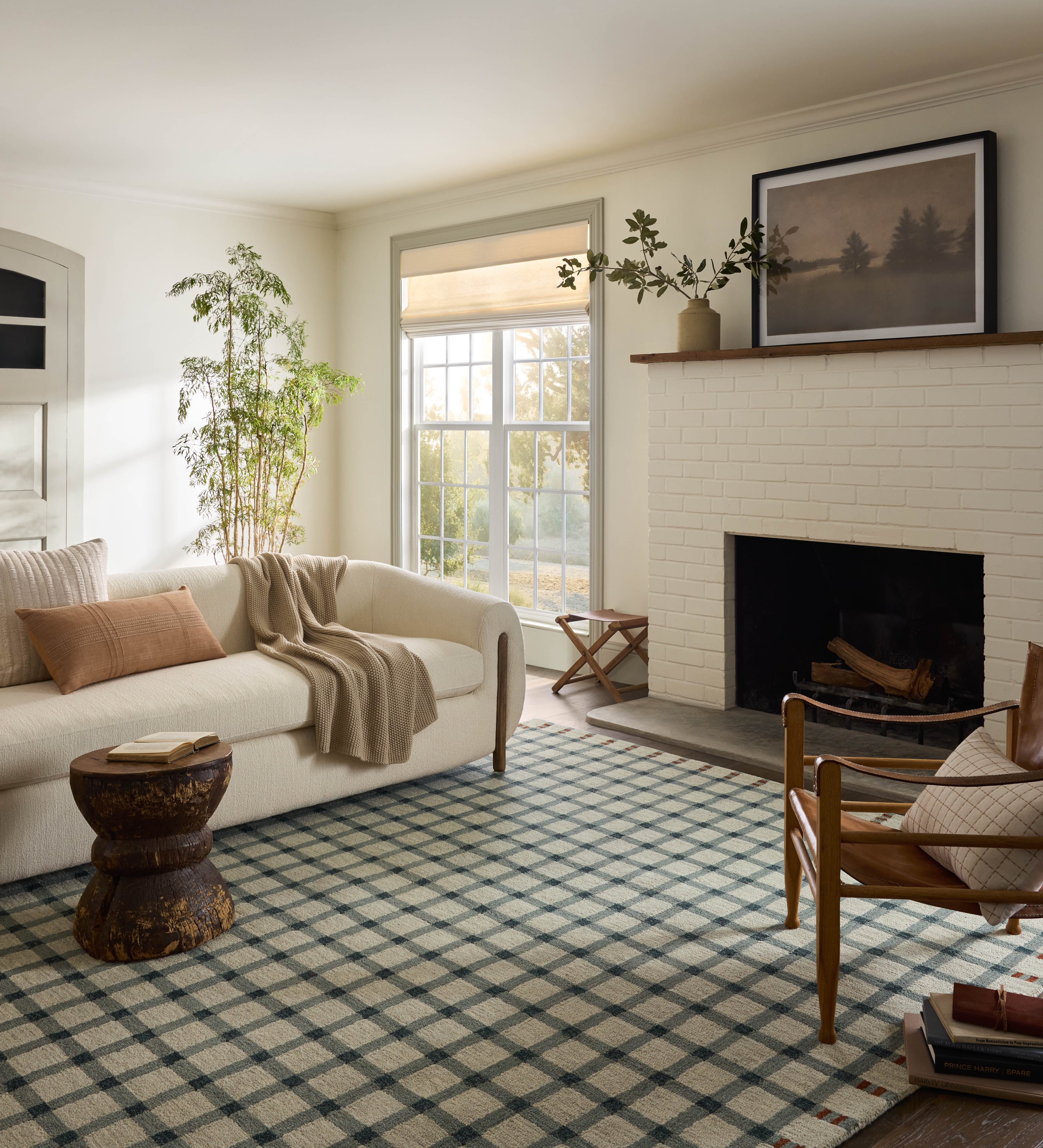 IN STORE - Magnolia Home by Joanna Gaines x Loloi Waylon Spa / Brick Rug RUGS - wool Loloi