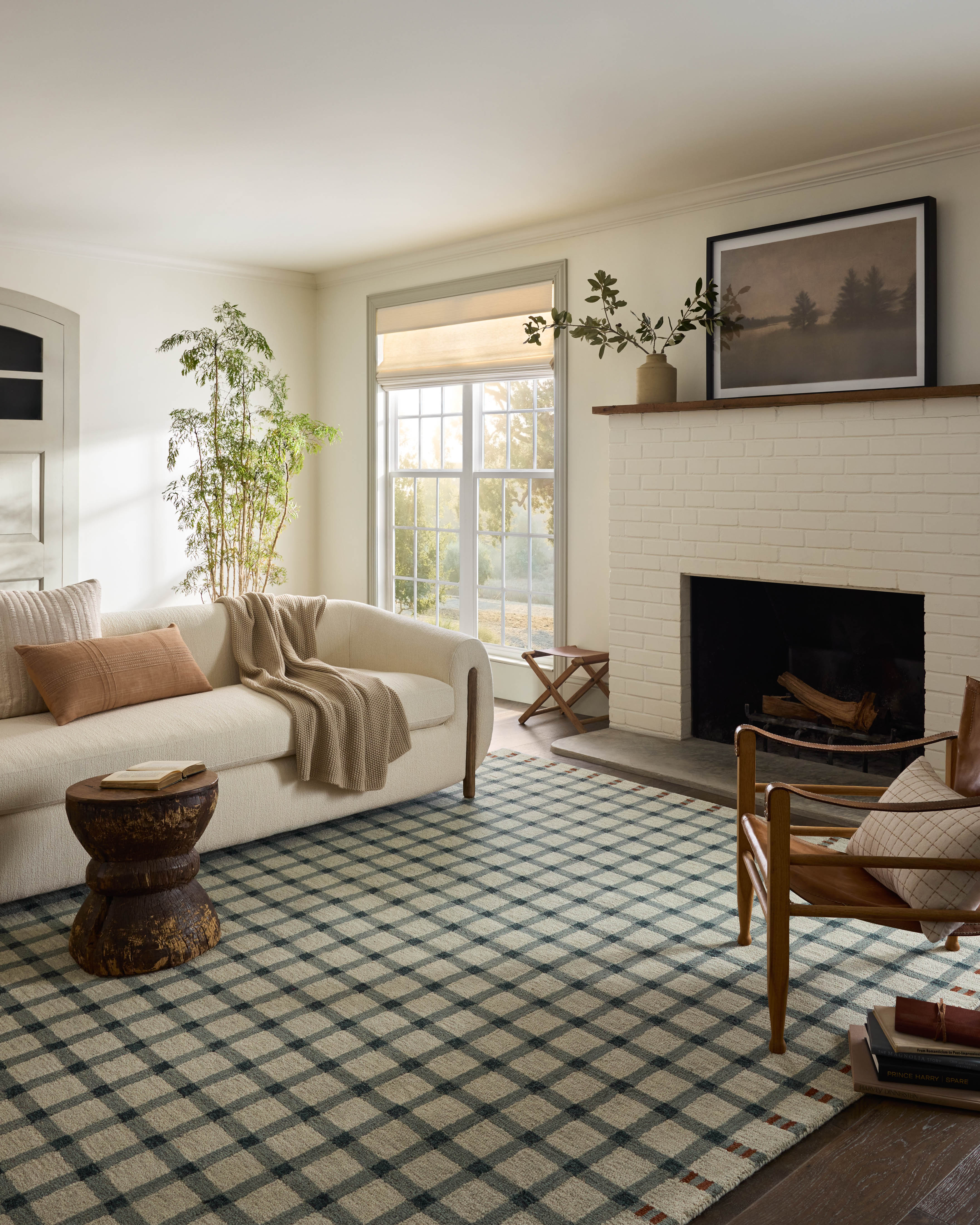 Magnolia Home by Joanna Gaines x Loloi Waylon Spa / Brick Rug RUGS - wool Loloi