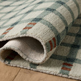 Magnolia Home by Joanna Gaines x Loloi Waylon Spa / Brick Rug RUGS - wool Loloi