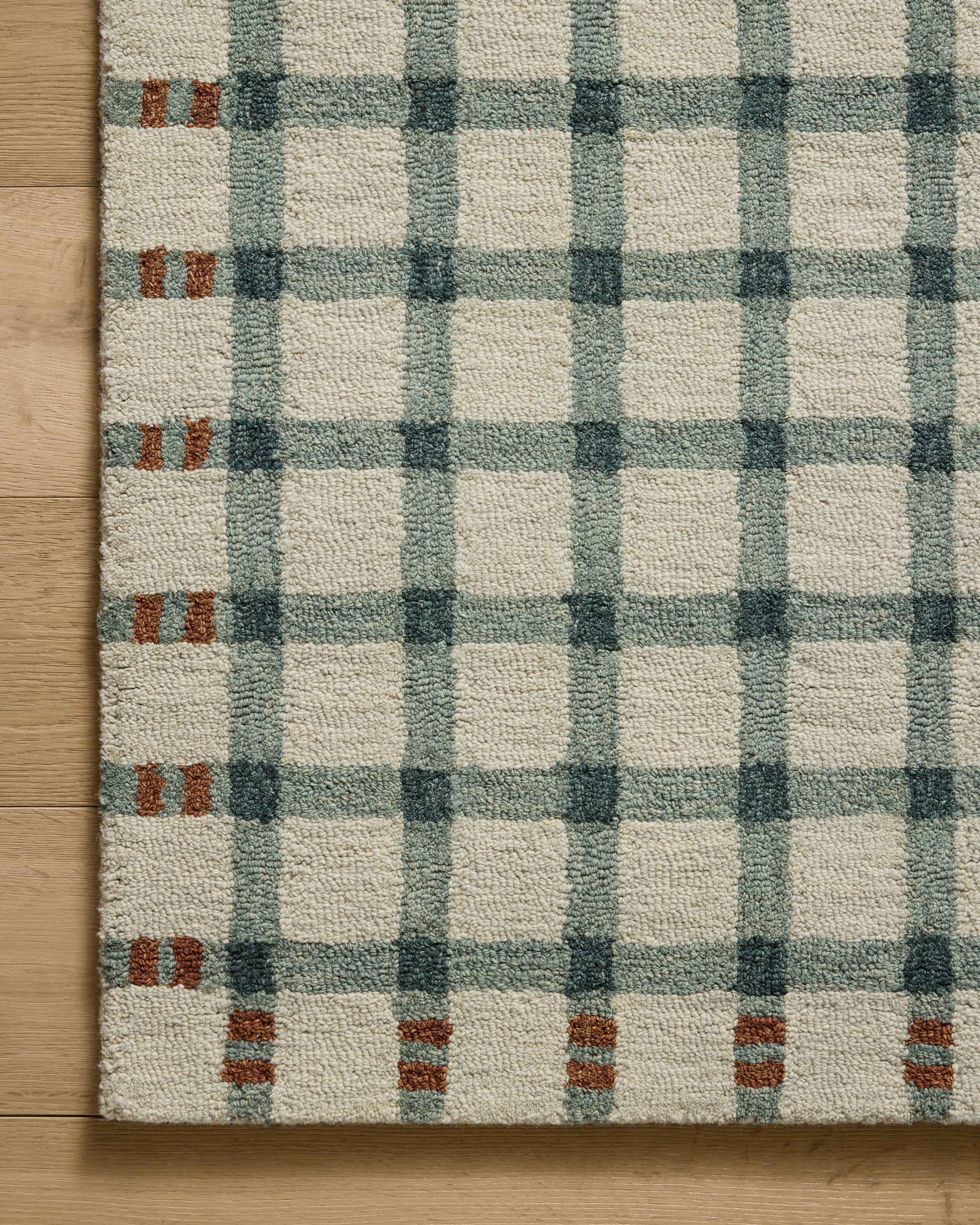 Magnolia Home by Joanna Gaines x Loloi Waylon Spa / Brick Rug RUGS - wool Loloi