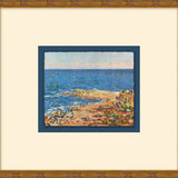 "Where the Water Turns Cobalt" Framed Art Print