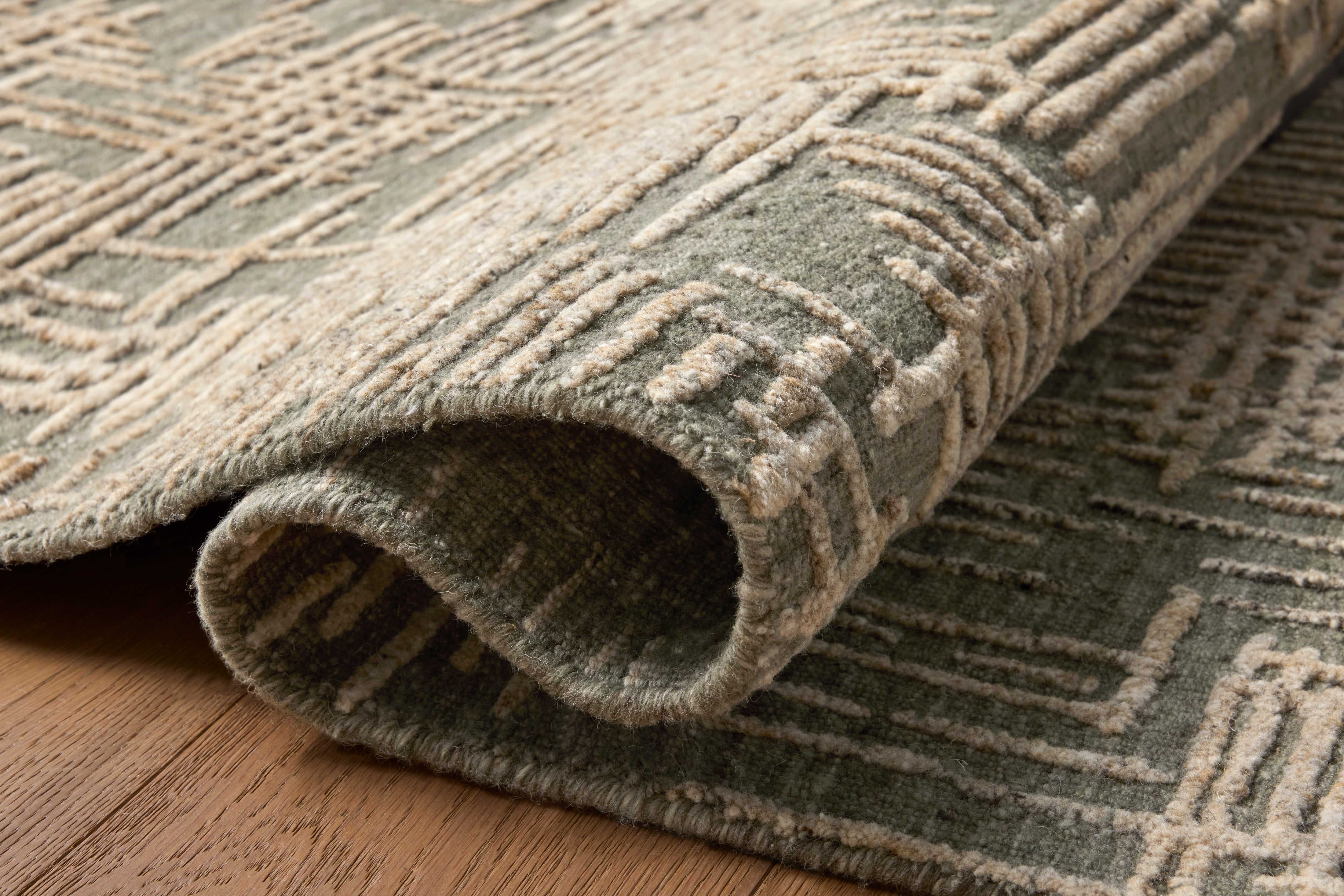 Loloi Woodriff Lagoon / Natural Rug RUGS - wool Loloi