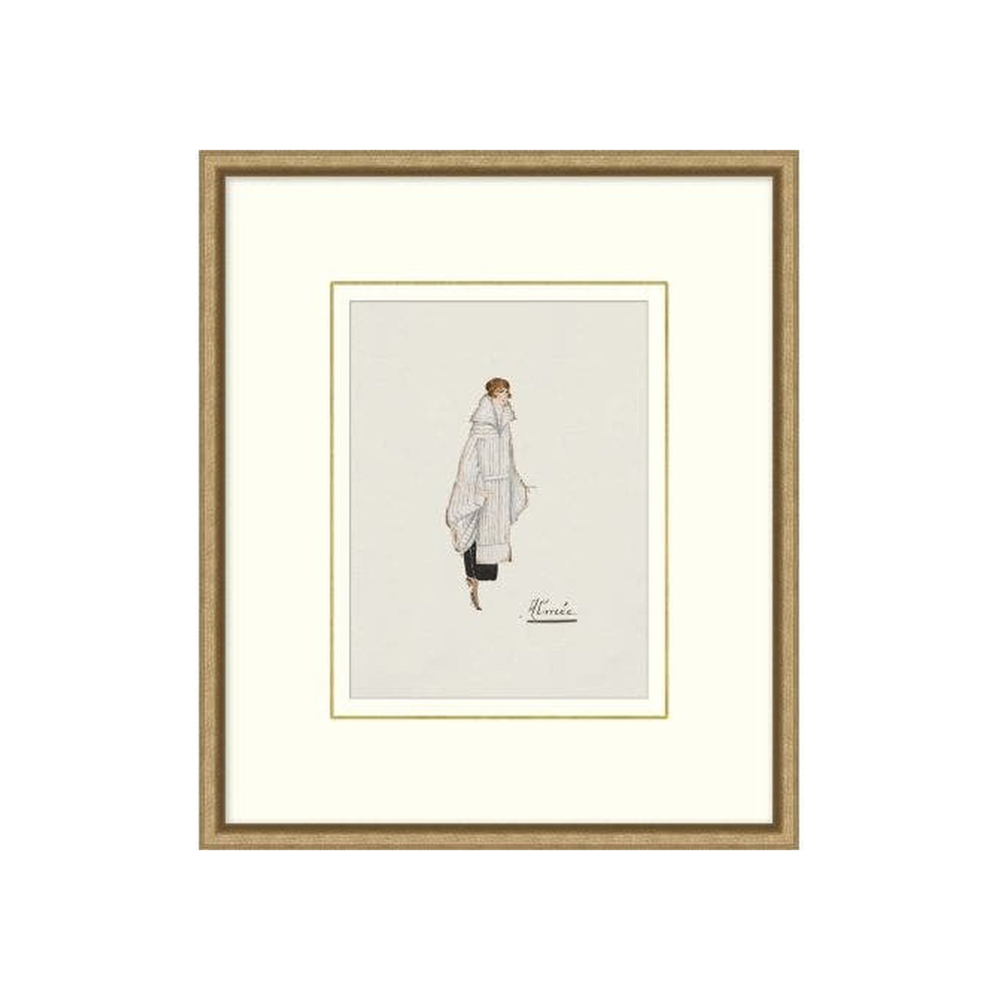 "Fashion Sketch" Framed Art Print ARTWORK - framed art Wendover Art Group Fashion Sketch 1
