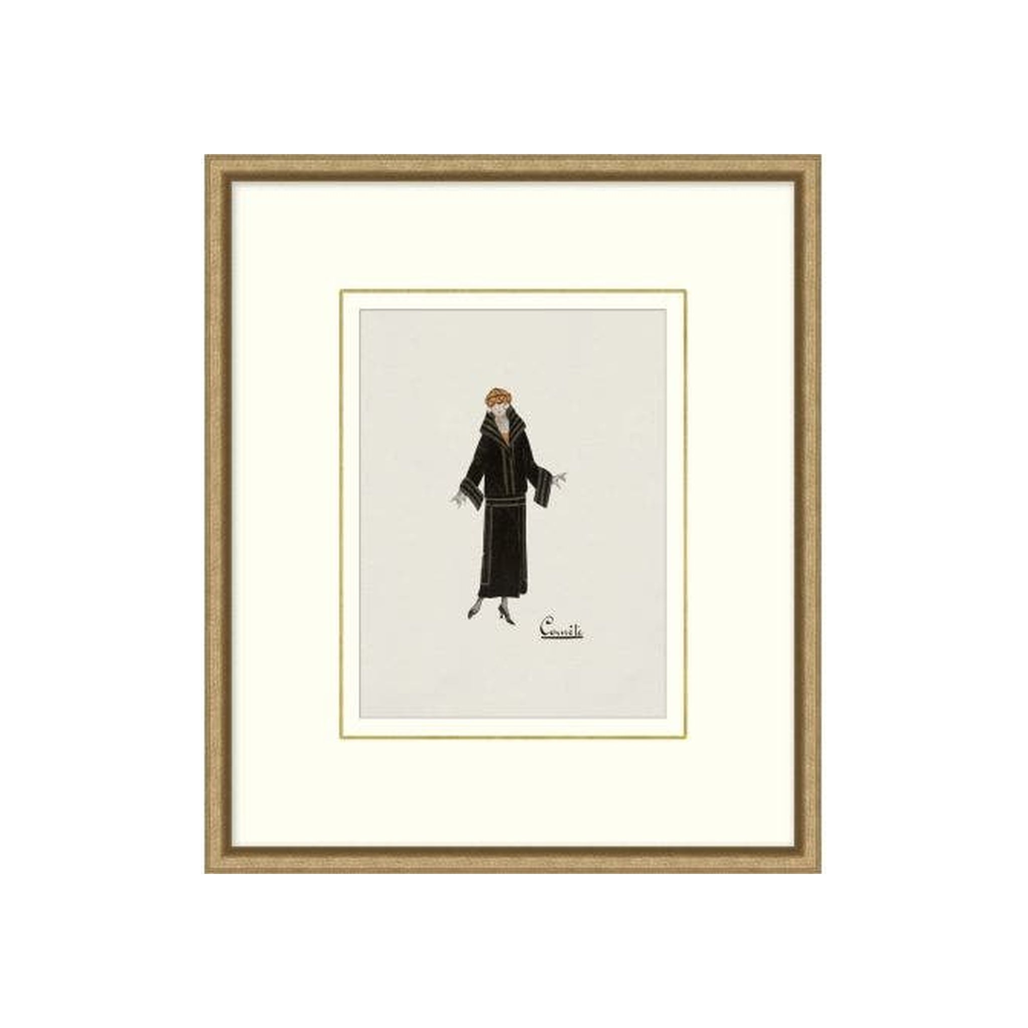 "Fashion Sketch" Framed Art Print ARTWORK - framed art Wendover Art Group Fashion Sketch 8