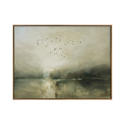 "Evening Flight" Framed Canvas ARTWORK - framed art Northwood Collection