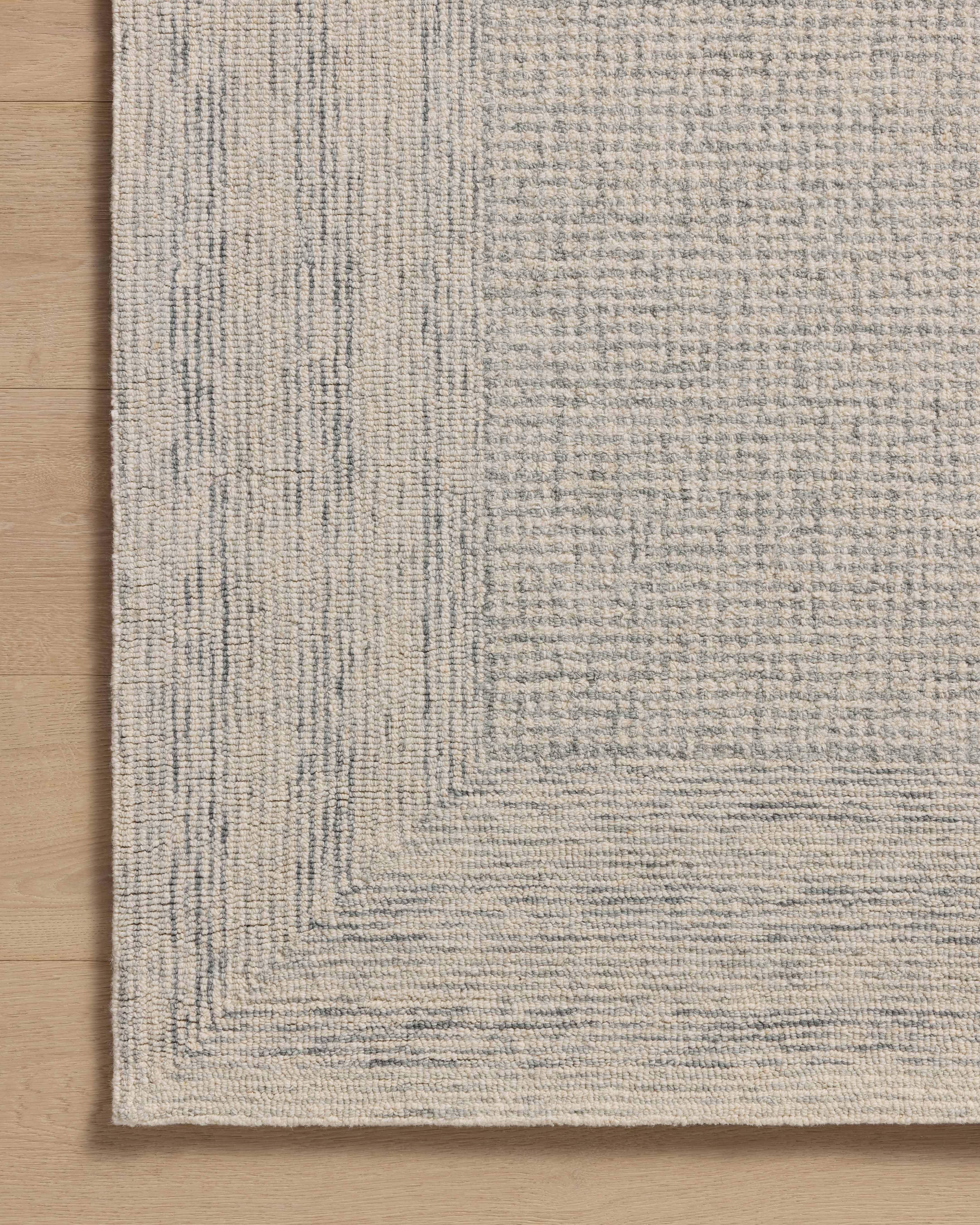 Amber Lewis x Loloi Windsor Ivory / Sky RUGS - wool Loloi