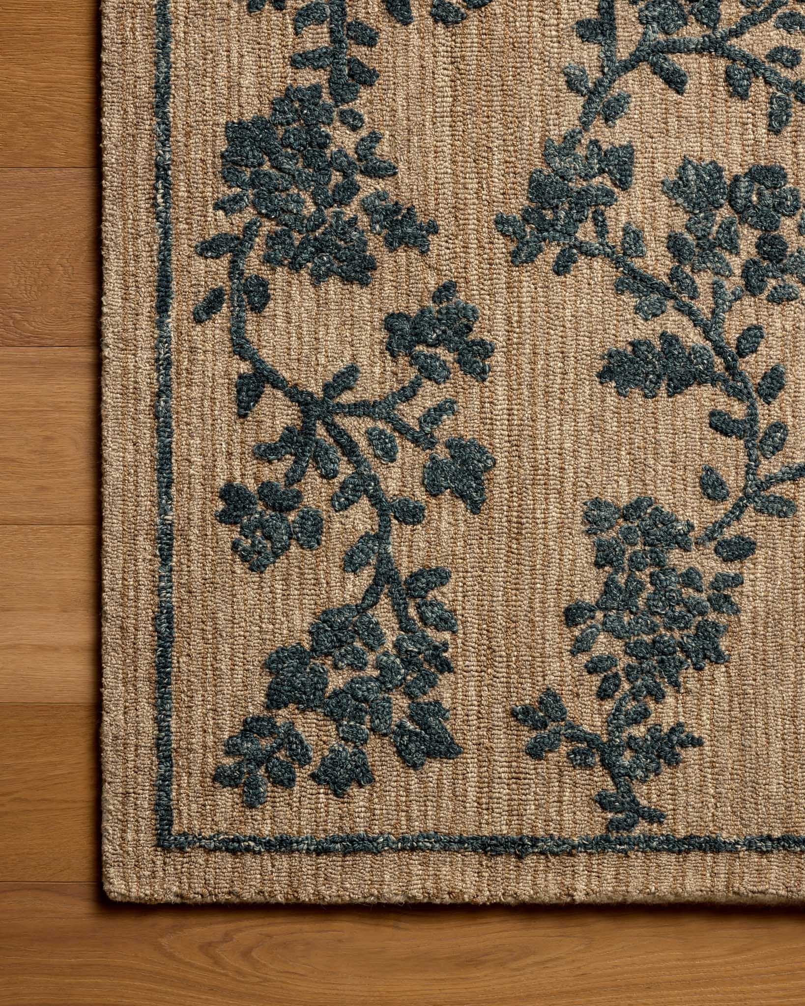 Magnolia Home x Loloi Winslet Latte / Navy Rug - Rug & Weave