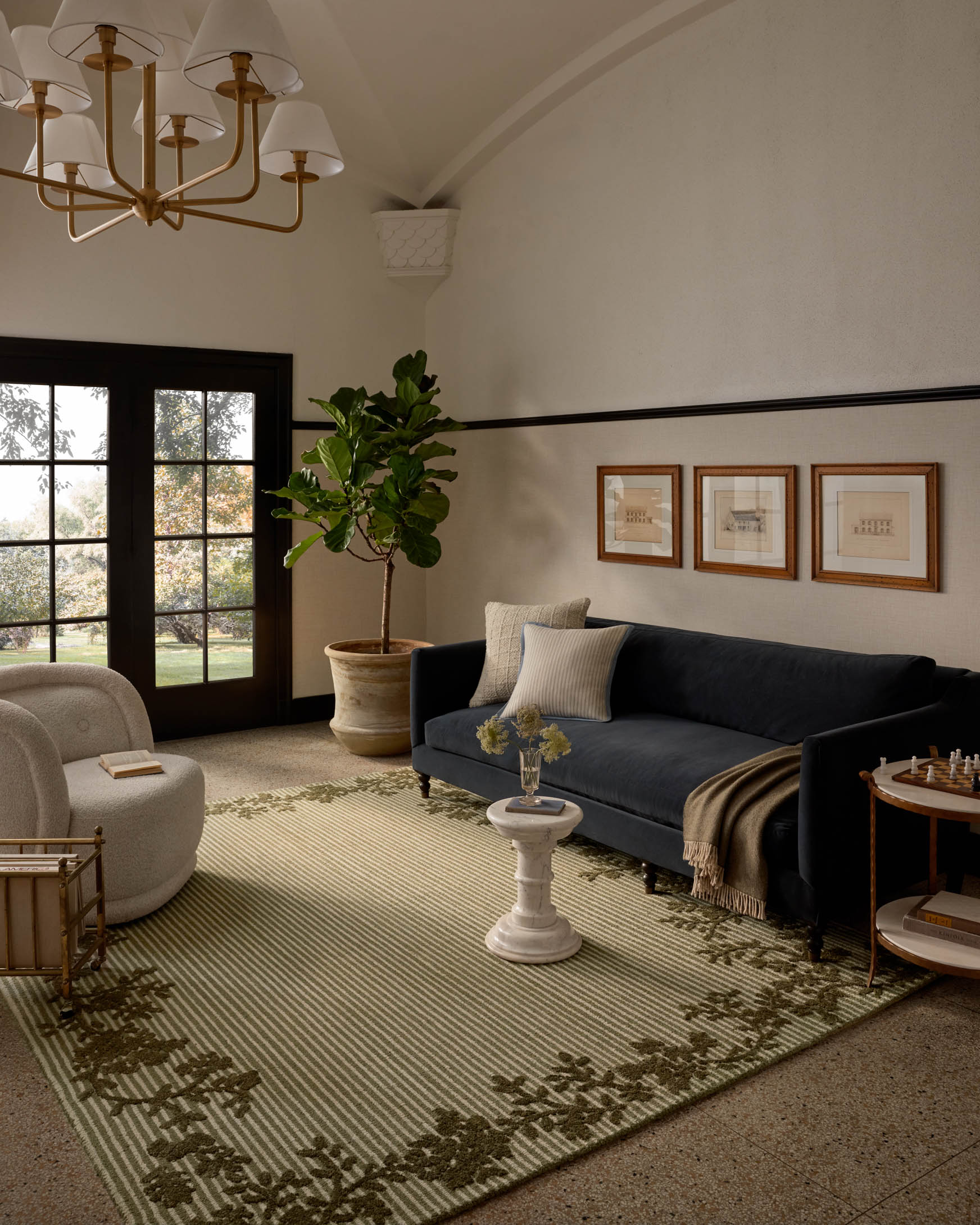 Magnolia Home x Loloi Winslet Olive / Ivory Rug - Rug & Weave