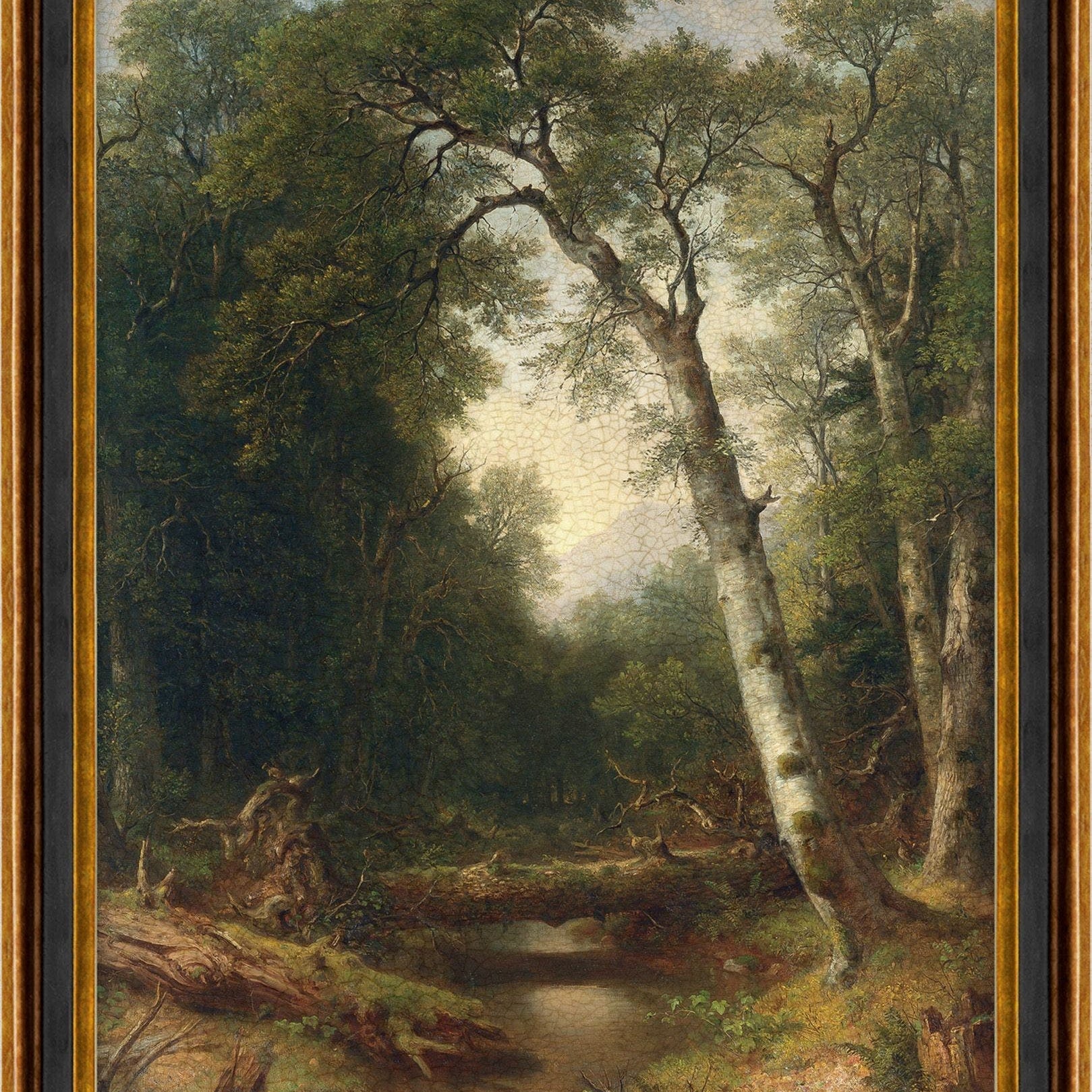 "Where the Brook Whispers" Framed Art Print ARTWORK - framed art Wendover Art Group