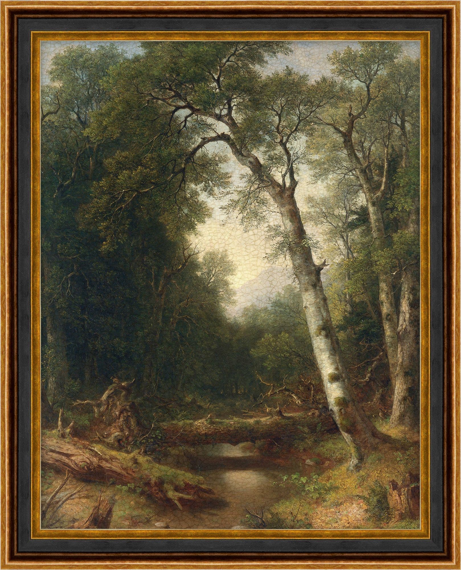 "Where the Brook Whispers" Framed Art Print ARTWORK - framed art Wendover Art Group
