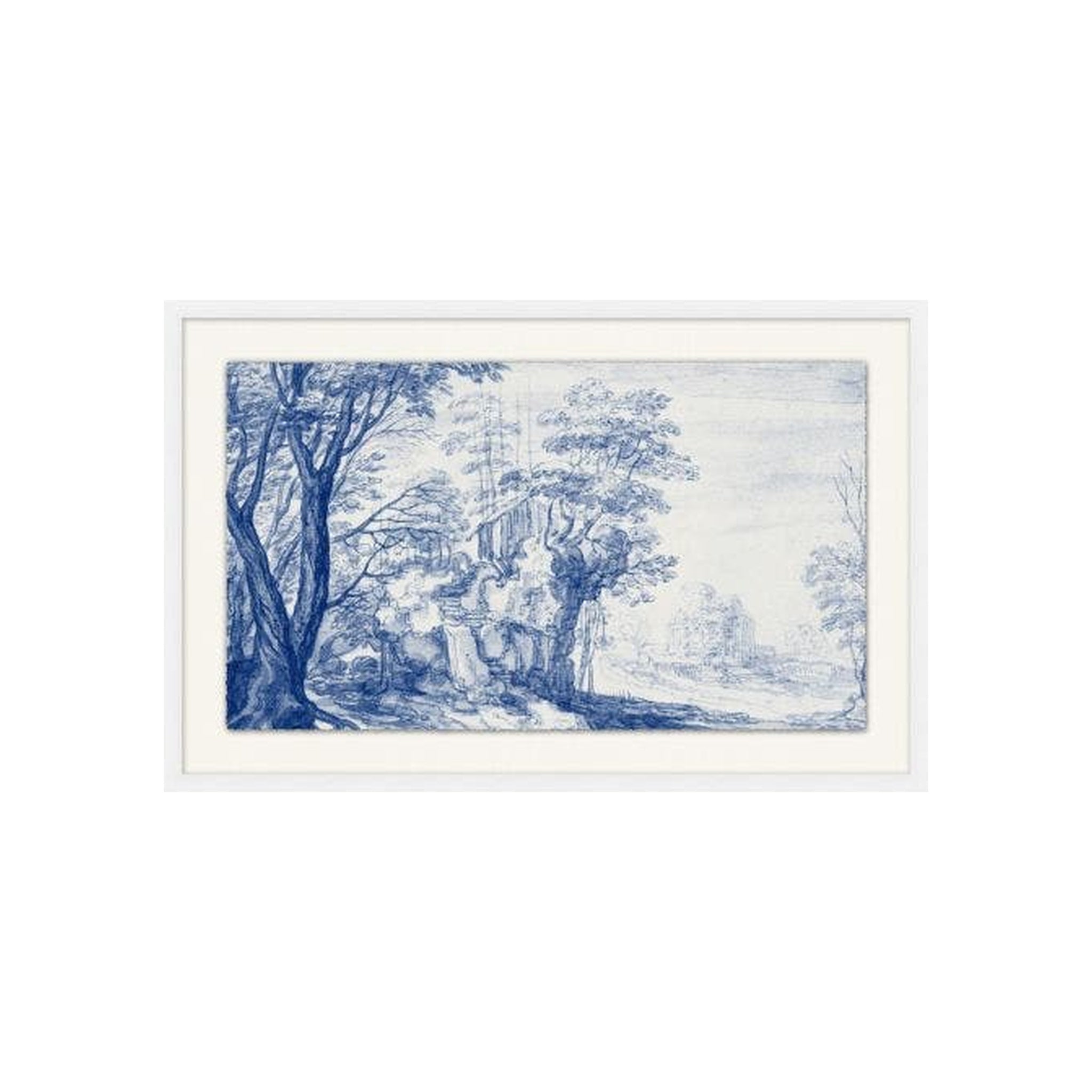 View in Blue 3 ARTWORK - framed art Wendover Art Group