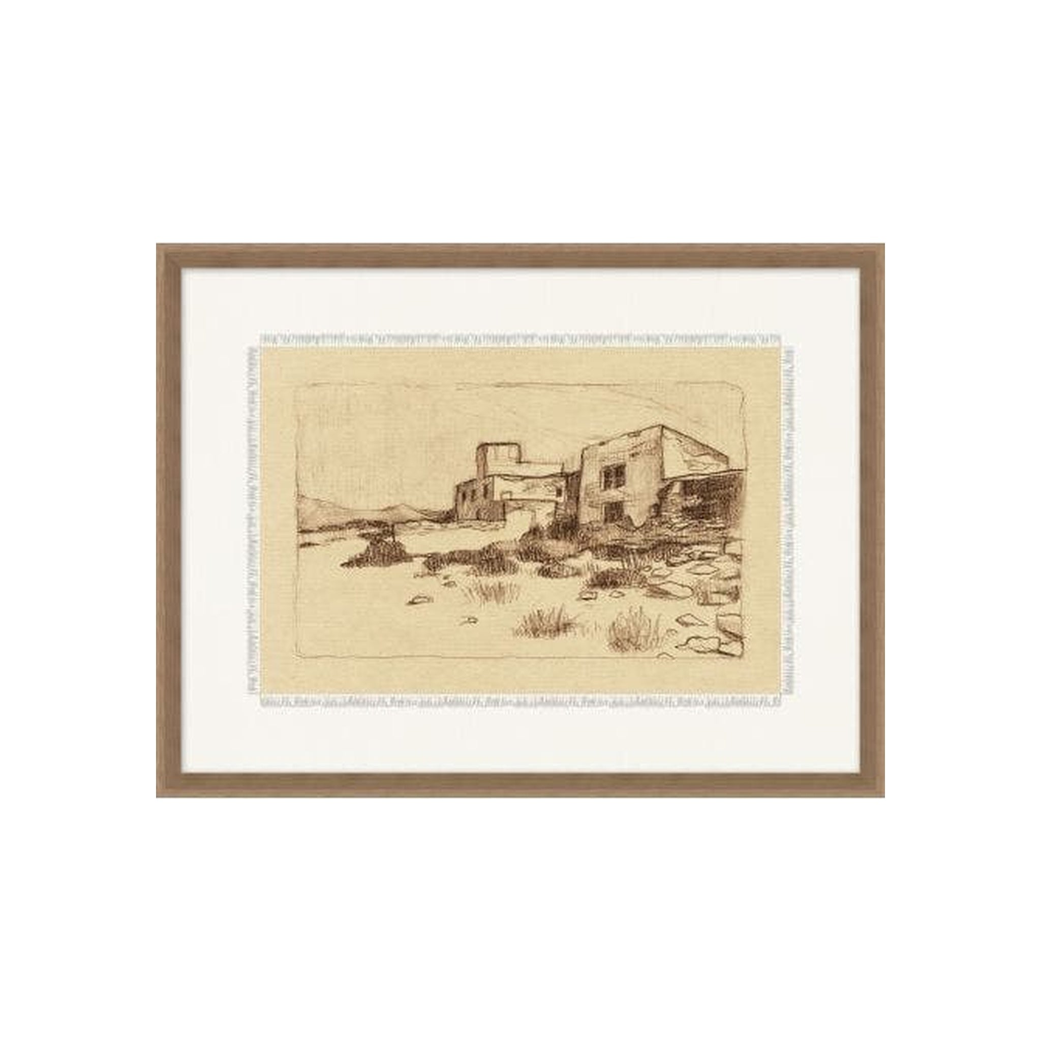 Wild West Compound 1 ARTWORK - framed art Wendover Art Group