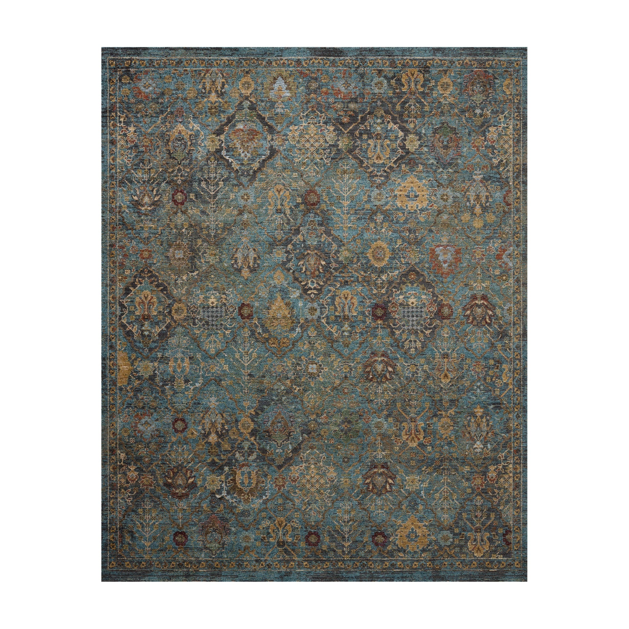 Loloi Winchester Blue Square Rug RUGS - synthetic Loloi 10'0" x 10'0" Square