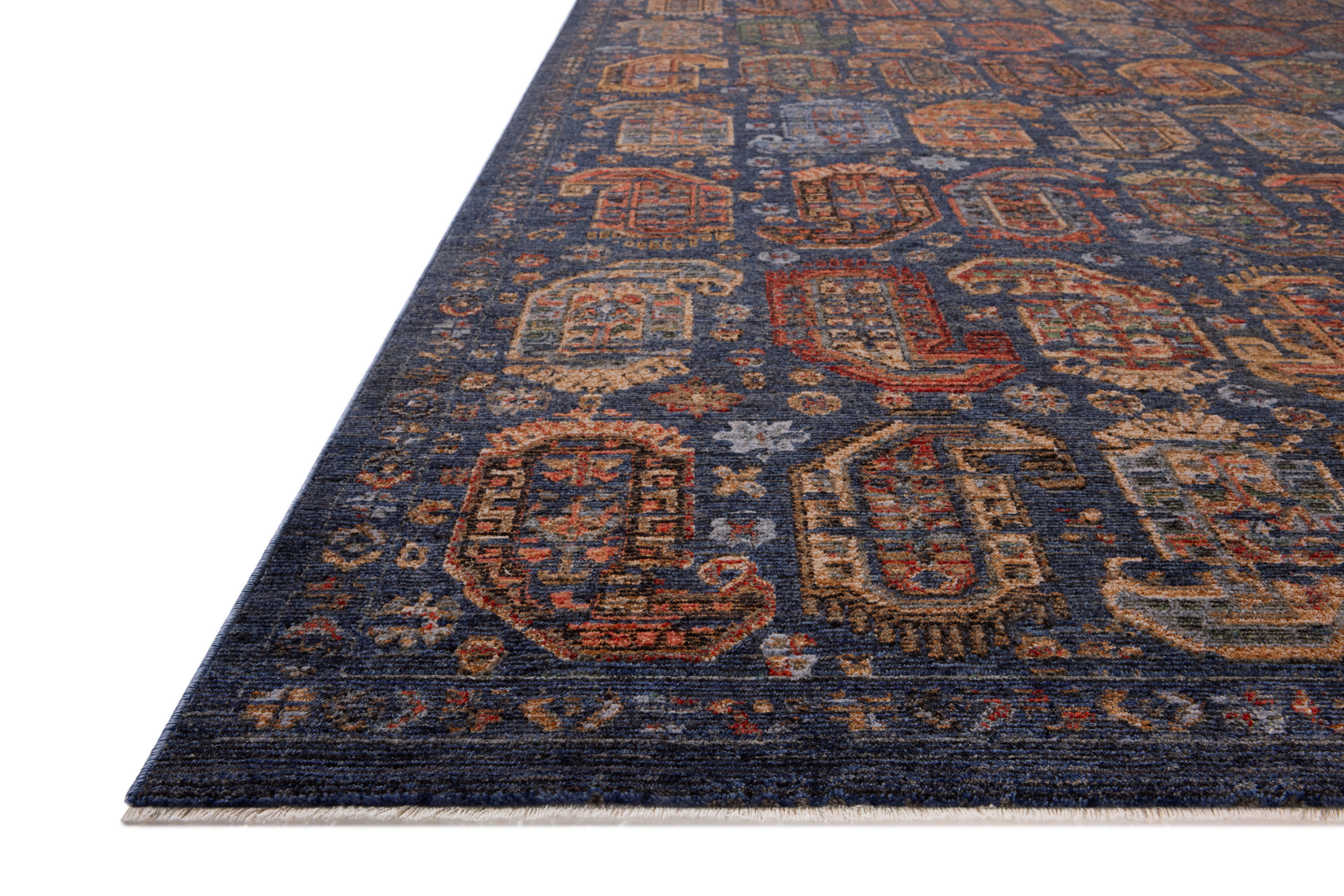 Loloi Winchester Navy / Multi Rug RUGS - synthetic Loloi