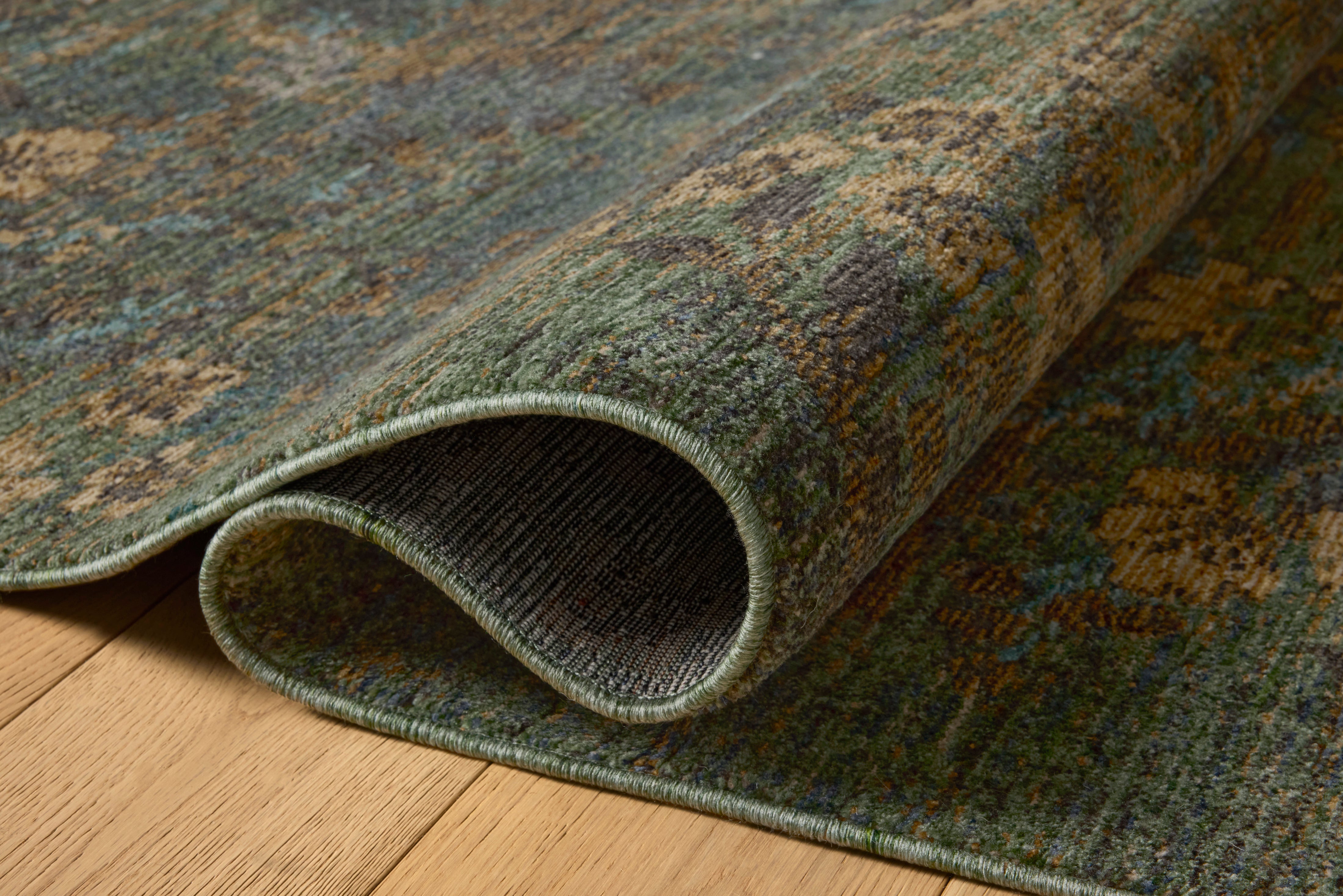 Loloi Winchester Seafoam Green / Teal Square Rug RUGS - synthetic Loloi