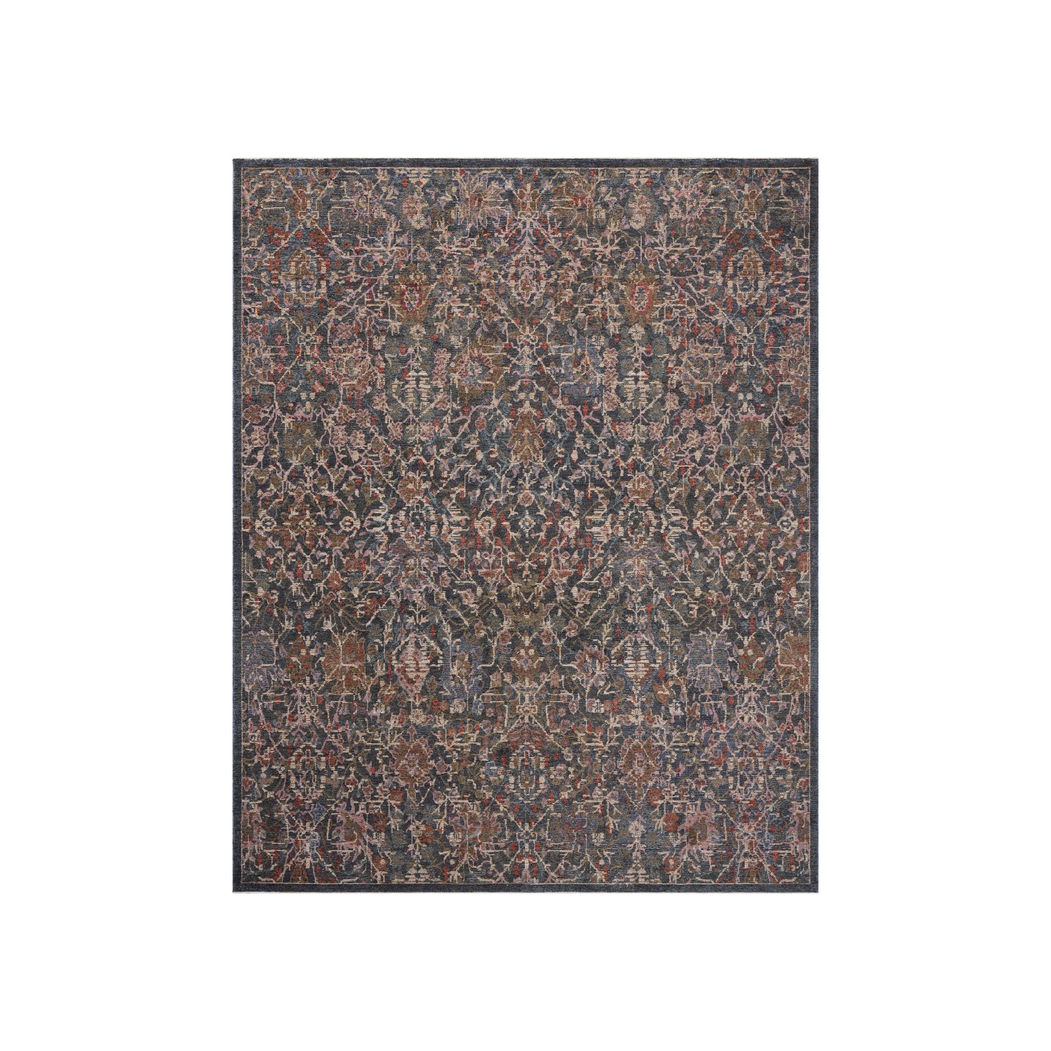 Loloi Winchester Denim / Sunset Rug RUGS - synthetic Loloi 18" x 18"