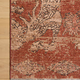 Loloi Winchester Brick / Beige Rug RUGS - synthetic Loloi