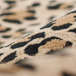 Woodland Leopard Hand Tufted Wool Area Rug RUGS - wool Momeni