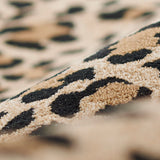 Woodland Leopard Hand Tufted Wool Area Rug RUGS - wool Momeni