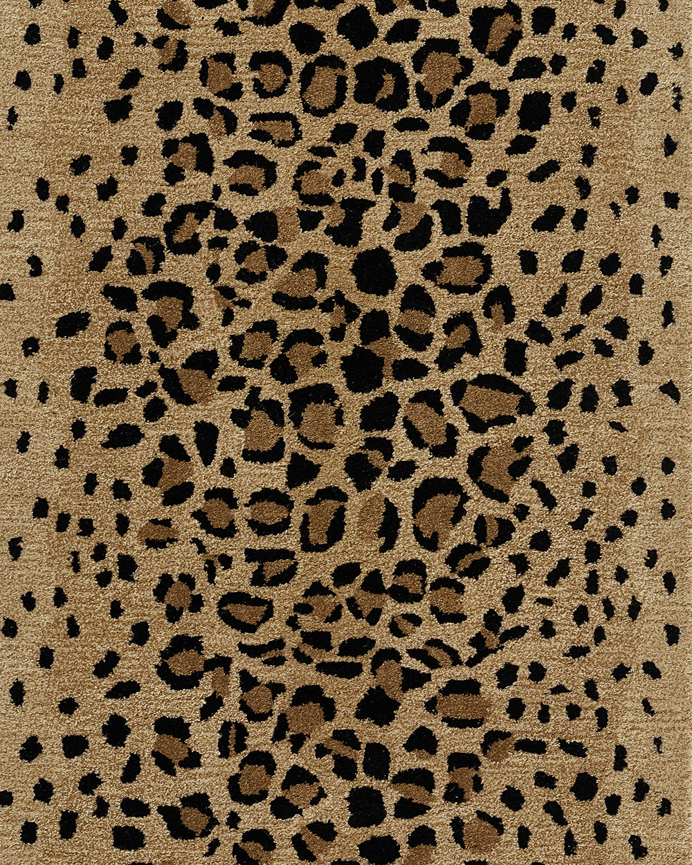 Woodland Leopard Hand Tufted Wool Area Rug RUGS - wool Momeni