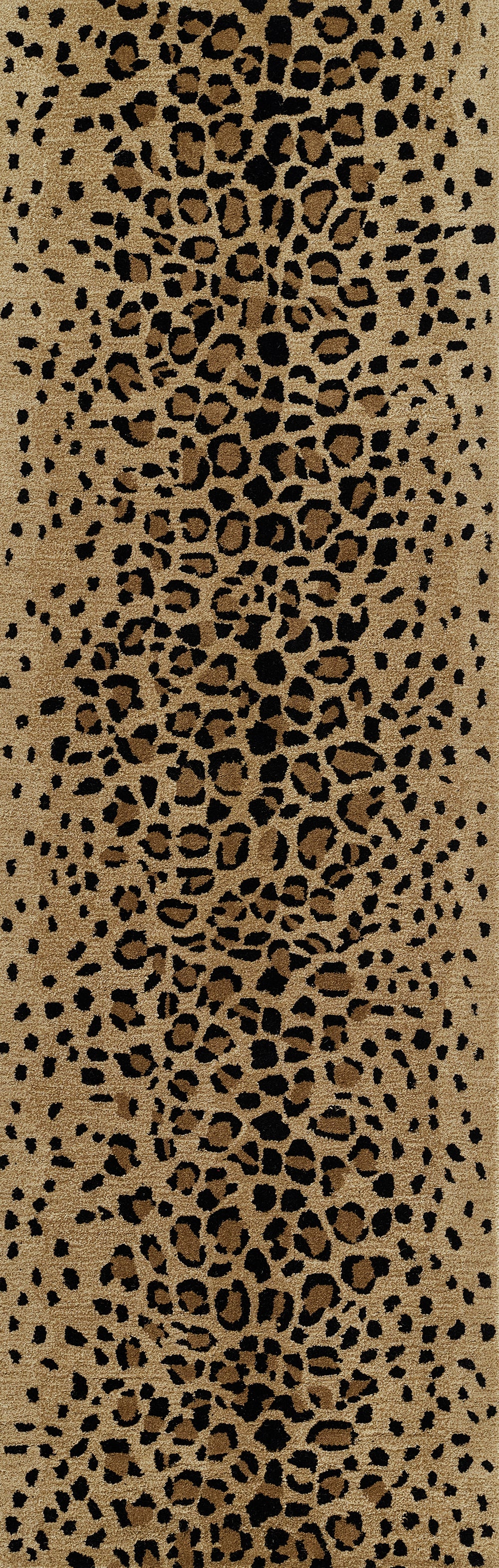 Woodland Leopard Hand Tufted Wool Area Rug RUGS - wool Momeni