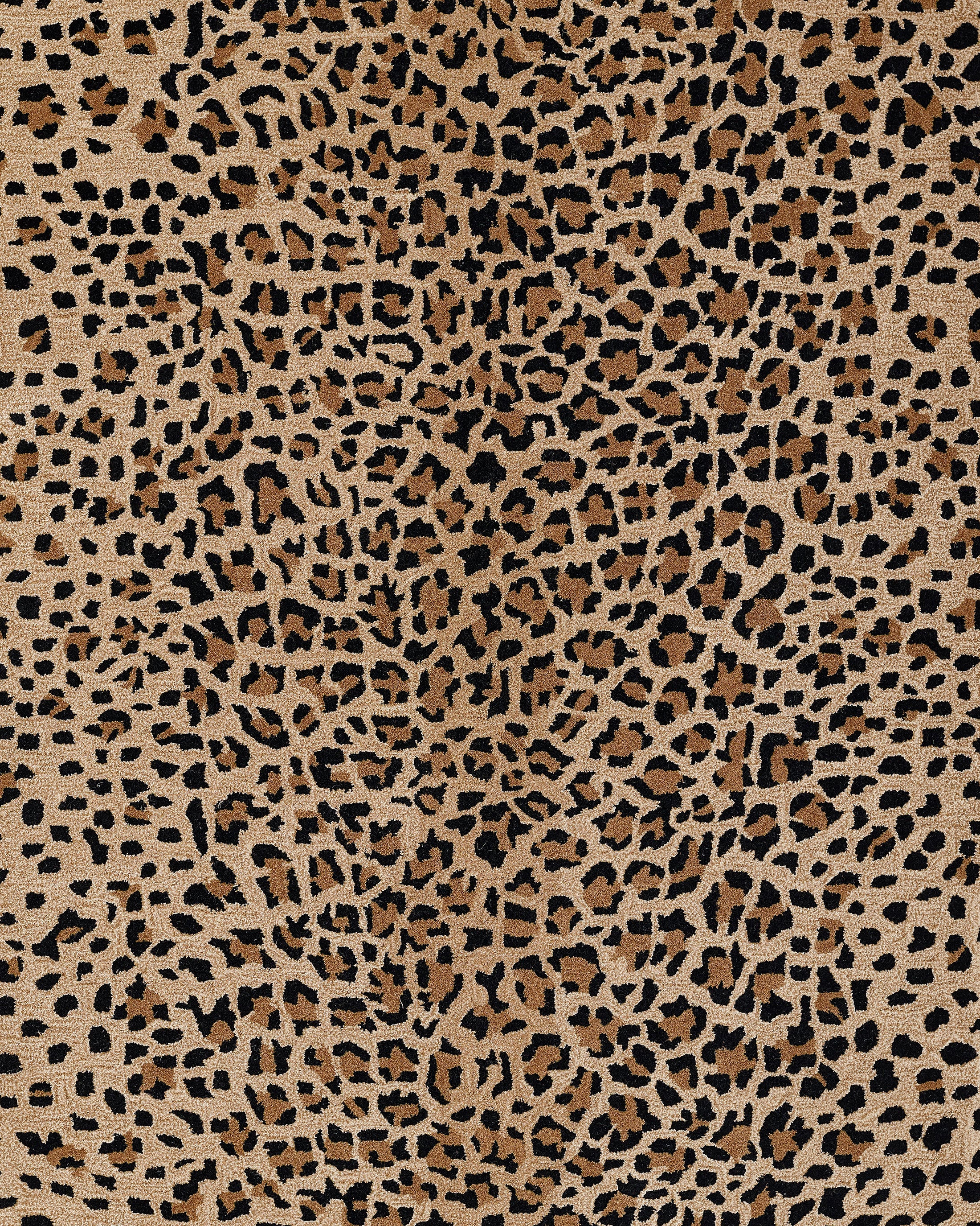 Woodland Leopard Hand Tufted Wool Area Rug RUGS - wool Momeni