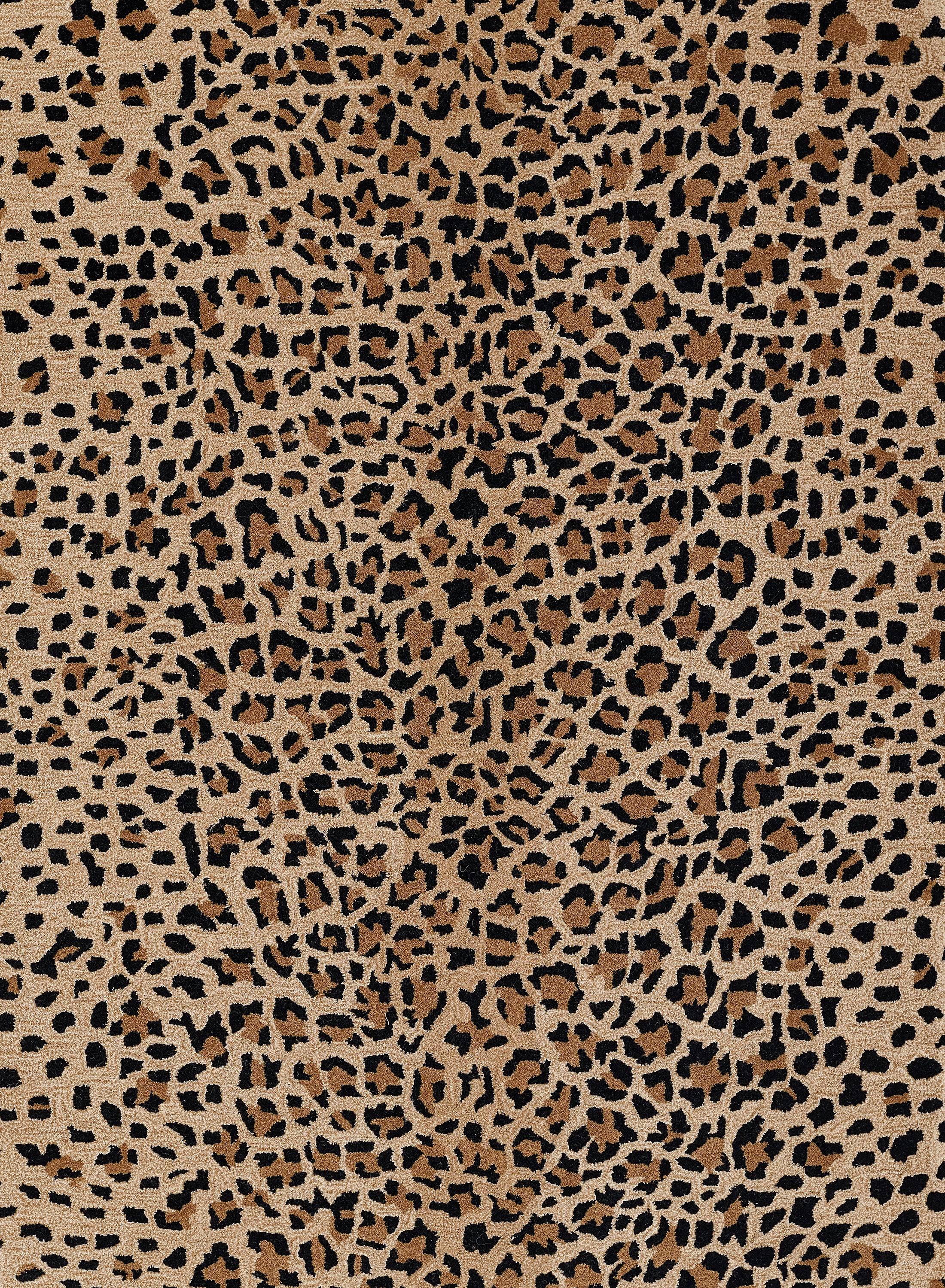 Woodland Leopard Hand Tufted Wool Area Rug RUGS - wool Momeni