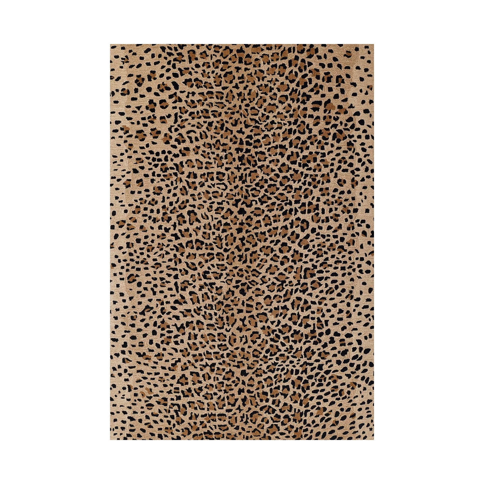 Woodland Leopard Hand Tufted Wool Area Rug RUGS - wool Momeni 2' x 3'