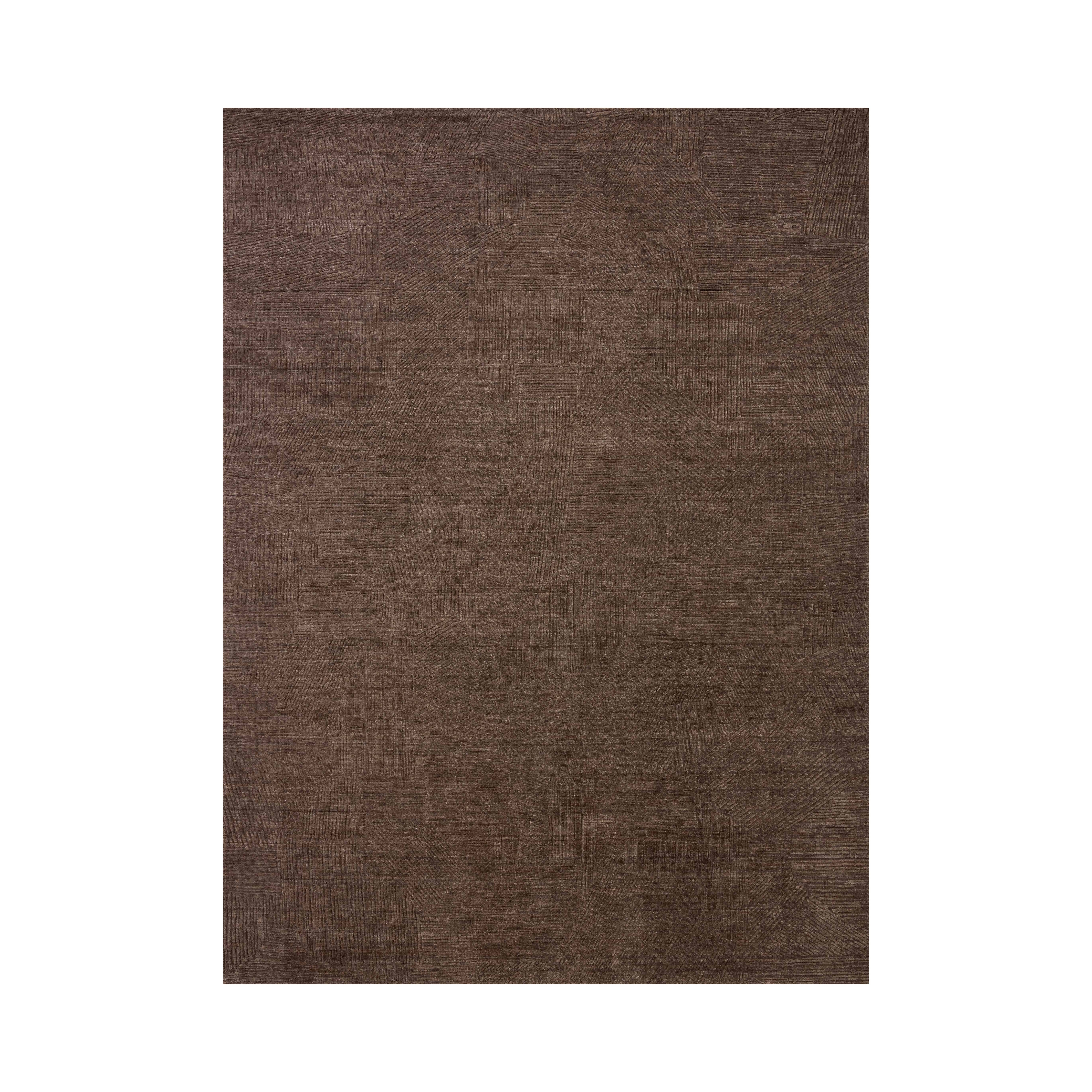 Loloi Woods Bark Rug, 18" x 18" Sample